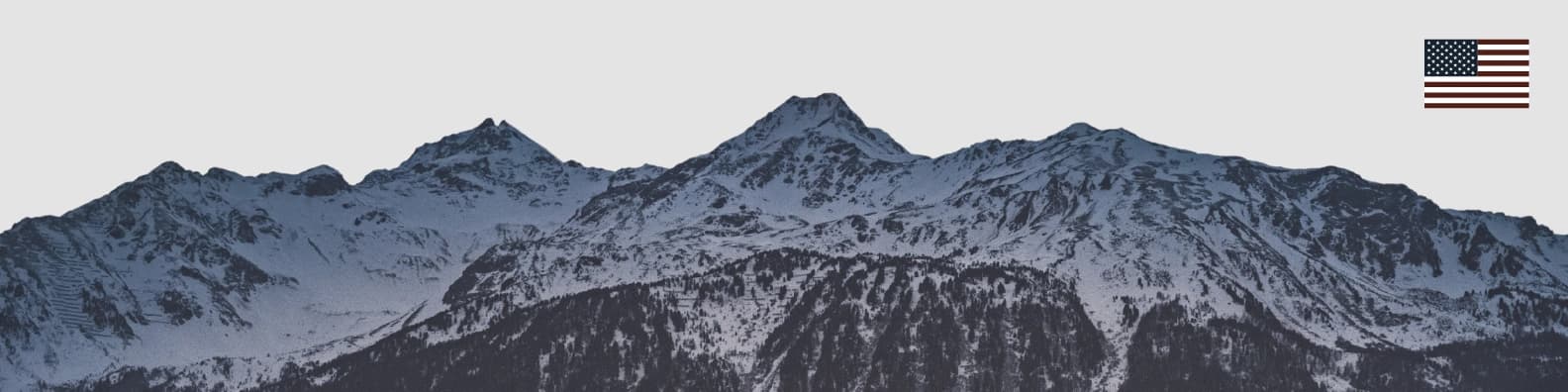 A beautiful view of a mountain range